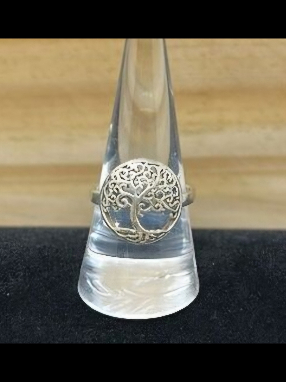 Tree of Life Sterling Silver 925 Size 9